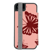 Coque Portefeuille Incipio Pour iPhone motif de papillon (Folio Dos)