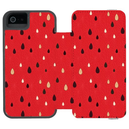 Coque Portefeuille Incipio Pour iPhone Motif de pastèque (Folio Ouvert)