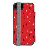 Coque Portefeuille Incipio Pour iPhone Motif de pastèque (Folio Dos)