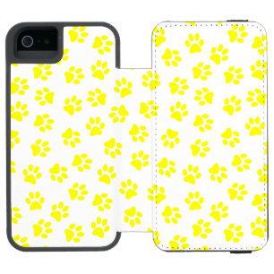 Coque-portefeuille iPhone 5 Incipio Watson™ Motif De Pâtes, Patrouilles De Chien, Paws Jaunes