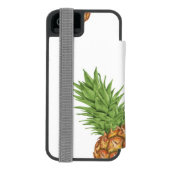 Coque Portefeuille Incipio Pour iPhone Motif de pomme de pin aquarelle 1 (Folio Dos)