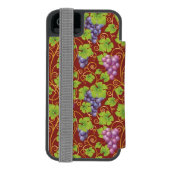 Coque Portefeuille Incipio Pour iPhone Motif de raisin (Folio Dos)