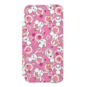 Coque-portefeuille iPhone 5 Incipio Watson™ motif de rose de kawaii