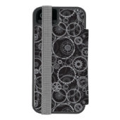 Coque Portefeuille Incipio Pour iPhone Motif de roues dentées (Folio Dos)