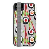 Coque Portefeuille Incipio Pour iPhone Motif de sushi (Folio Dos)