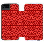 Coque Portefeuille Incipio Pour iPhone Motif de Valentine (Folio Ouvert)