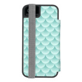Coque Portefeuille Incipio Pour iPhone Motif d'échelles de poissons (Folio Dos)