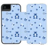 Coque Portefeuille Incipio Pour iPhone Motif d'édredon de bébé (Folio Ouvert)