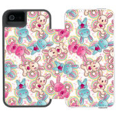 Coque Portefeuille Incipio Pour iPhone Motif d'enfant de Kawaii avec des griffonnages (Folio Ouvert)