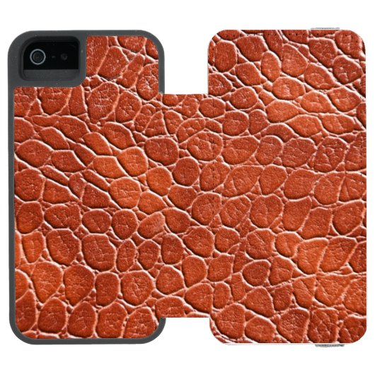 Coque Portefeuille Incipio Pour iPhone Motif en cuir (Folio Ouvert)