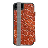 Coque Portefeuille Incipio Pour iPhone Motif en cuir (Folio Dos)