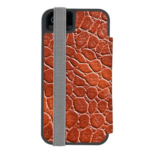 Coque Portefeuille Incipio Pour iPhone Motif en cuir (Folio Dos)