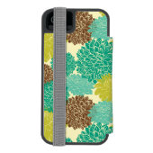 Coque Portefeuille Incipio Pour iPhone Motif floral (Folio Dos)