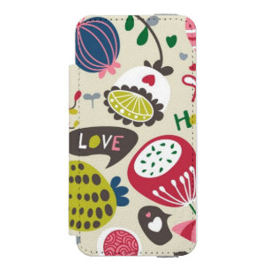 Coque-portefeuille iPhone 5 Incipio Watson™ Motif floral 11