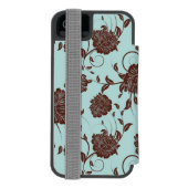 Coque Portefeuille Incipio Pour iPhone Motif floral 13 (Folio Dos)