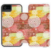 Coque Portefeuille Incipio Pour iPhone Motif floral 2 (Folio Ouvert)