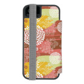 Coque Portefeuille Incipio Pour iPhone Motif floral 2 (Folio Dos)