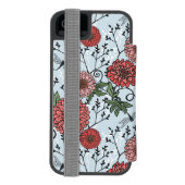 Coque Portefeuille Incipio Pour iPhone Motif floral 3 (Folio Dos)