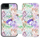 Coque Portefeuille Incipio Pour iPhone Motif floral 9 (Folio Ouvert)