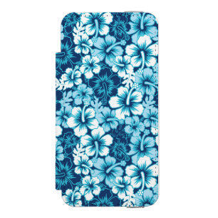 Coque-portefeuille iPhone 5 Incipio Watson™ Motif floral de ketmie de surf
