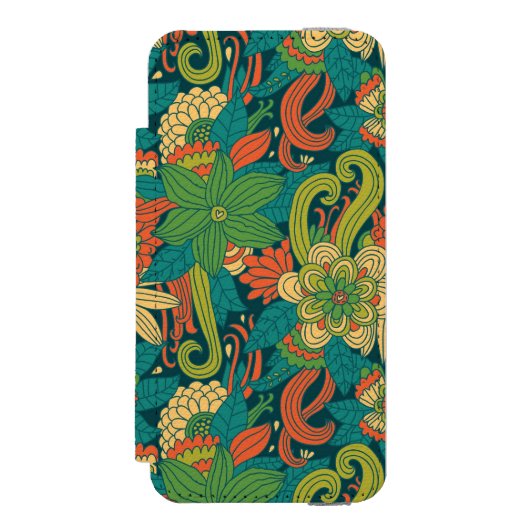 Coque Portefeuille Incipio Pour iPhone Motif floral d'été (Folio Devant)