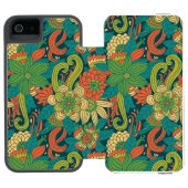 Coque Portefeuille Incipio Pour iPhone Motif floral d'été (Folio Ouvert)
