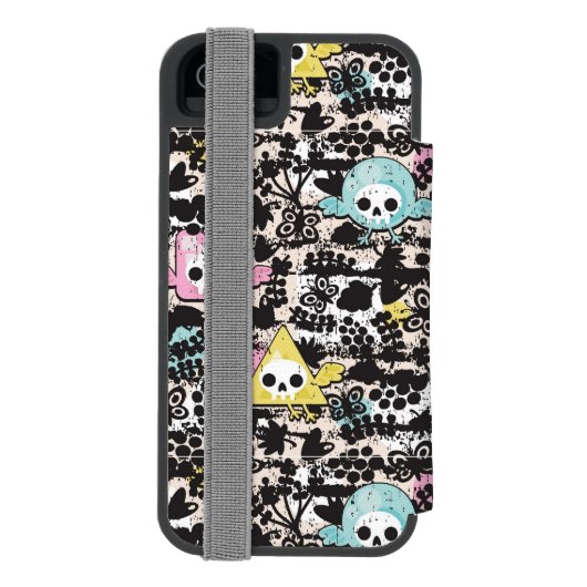 Coque Portefeuille Incipio Pour iPhone Motif fou d'oiseaux (Folio Dos)