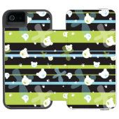 Coque Portefeuille Incipio Pour iPhone Motif mignon avec peu d'ours (Folio Ouvert)