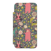 Motif mignon d'animaux de forêt