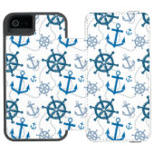Coque Portefeuille Incipio Pour iPhone Motif nautique (Folio Ouvert)