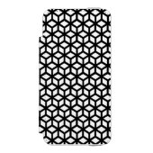 Coque Portefeuille Incipio Pour iPhone Motif noir et blanc de cube (Folio Devant)