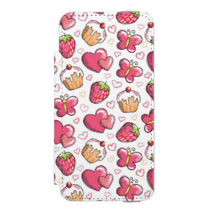 Coque-portefeuille iPhone 5 Incipio Watson™ motif romantique de nourriture