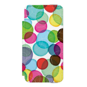 Coque-portefeuille iPhone 5 Incipio Watson™ Motif rond 2 d'enfants de bulles