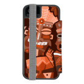 Coque Portefeuille Incipio Pour iPhone Motif TIKI 2 (Folio Dos)