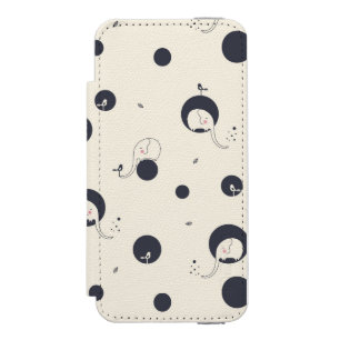 Coque-portefeuille iPhone 5 Incipio Watson™ Motif timide d'éléphant