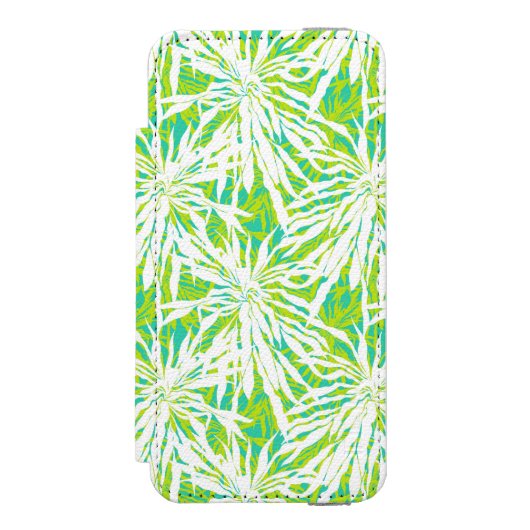 Coque Portefeuille Incipio Pour iPhone Motif tropical de palmettes (Folio Devant)