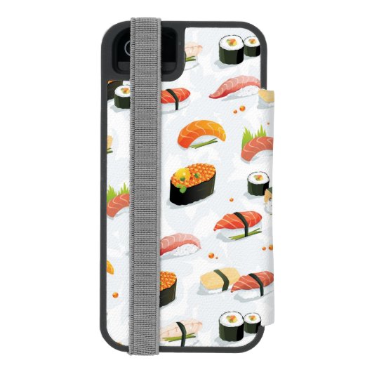 Coque Portefeuille Incipio Pour iPhone Nourriture japonaise : Motif de sushi (Folio Dos)