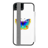 Coque Portefeuille Incipio Pour iPhone Oeil de paon arc-en-ciel (Folio Dos)