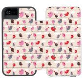 Coque Portefeuille Incipio Pour iPhone Oiseaux dans l'amour (Folio Ouvert)