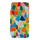 Coque Portefeuille Incipio Pour iPhone Orange Initials Mosaic (Folio Devant)