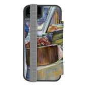 Coque Portefeuille Incipio Pour iPhone Où est le Fish Head Curry ? Singapour (Folio Dos)