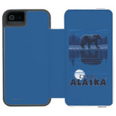 Coque Portefeuille Incipio Pour iPhone Ours dans le clair de lune - cari, Alaska (Folio Ouvert)
