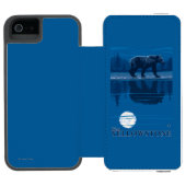 Coque Portefeuille Incipio Pour iPhone Ours dans le clair de lune - Yellowstone (Folio Ouvert)