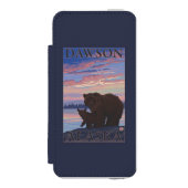 Coque Portefeuille Incipio Pour iPhone Ours et CUB - Dawson, Alaska (Folio Devant)