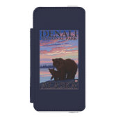 Coque Portefeuille Incipio Pour iPhone Ours et CUB - parc national de Denali, Alaska (Folio Devant)
