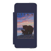 Coque Portefeuille Incipio Pour iPhone Ours et CUB - Sitka, Alaska (Folio Devant)