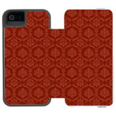Coque Portefeuille Incipio Pour iPhone Papier peint 3 de damassé (Folio Ouvert)