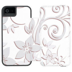 Coque-portefeuille iPhone 5 Incipio Watson™ Papier peint fleurs 1