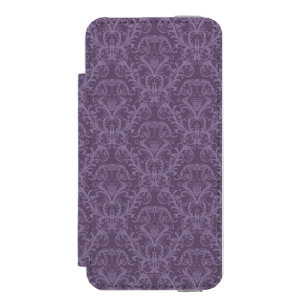 Coque-portefeuille iPhone 5 Incipio Watson™ Papier peint floral pourpre 2