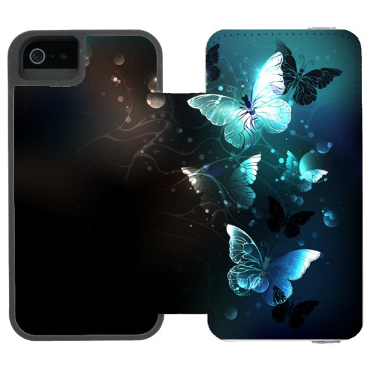 Coque Portefeuille Incipio Pour iPhone Papillons de nuit (Folio Ouvert)